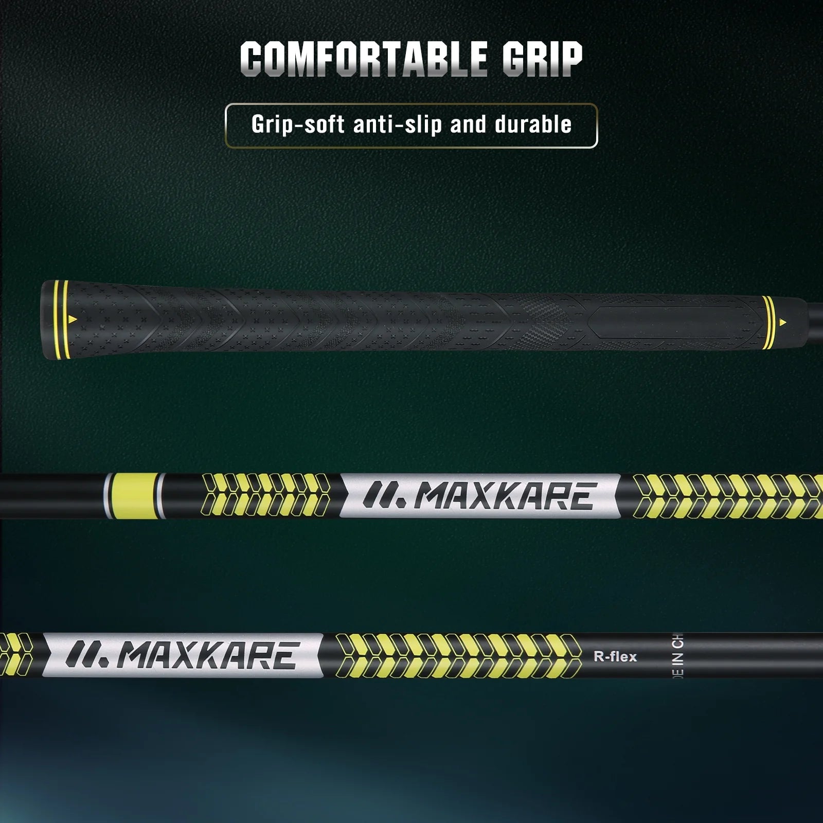 Complete Golf Clubs Set Golf Men'S Regular 9-Piece Complete Set - Right Hand,Yellow