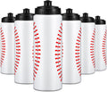 Baseball Water Bottle Bulk Reusable Sports Bottle 20 Oz Squeeze Baseball Accessories Gifts School Sports