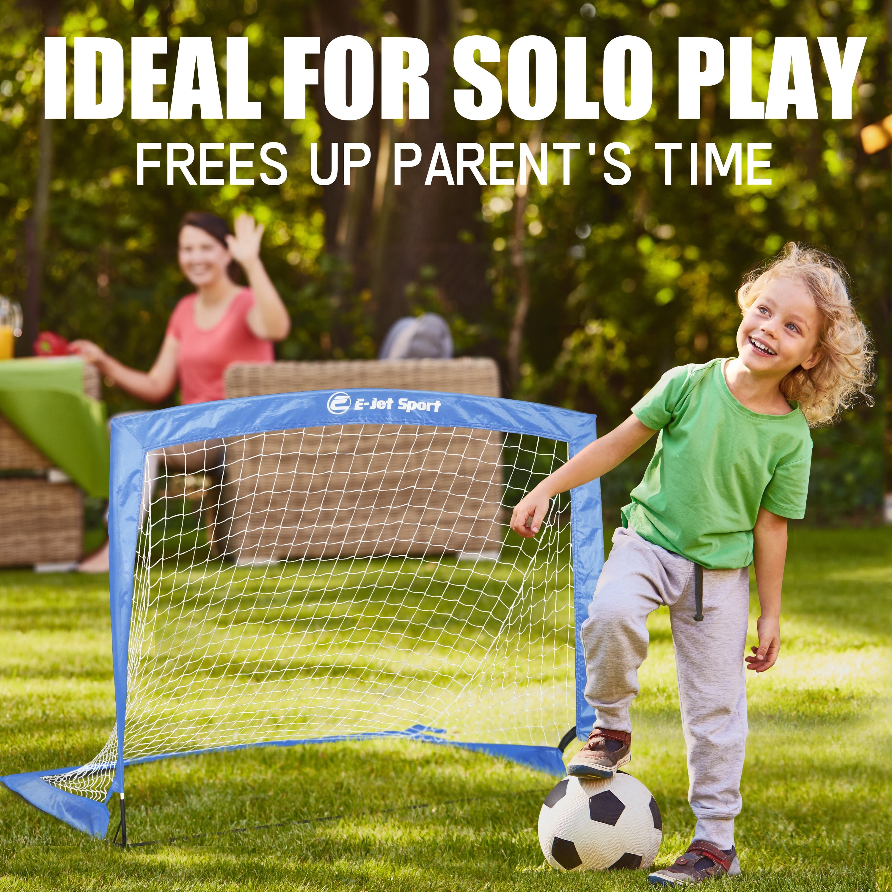 4' X 3' Pop up Backyard Soccer Goal Soccer Net, Set of 2