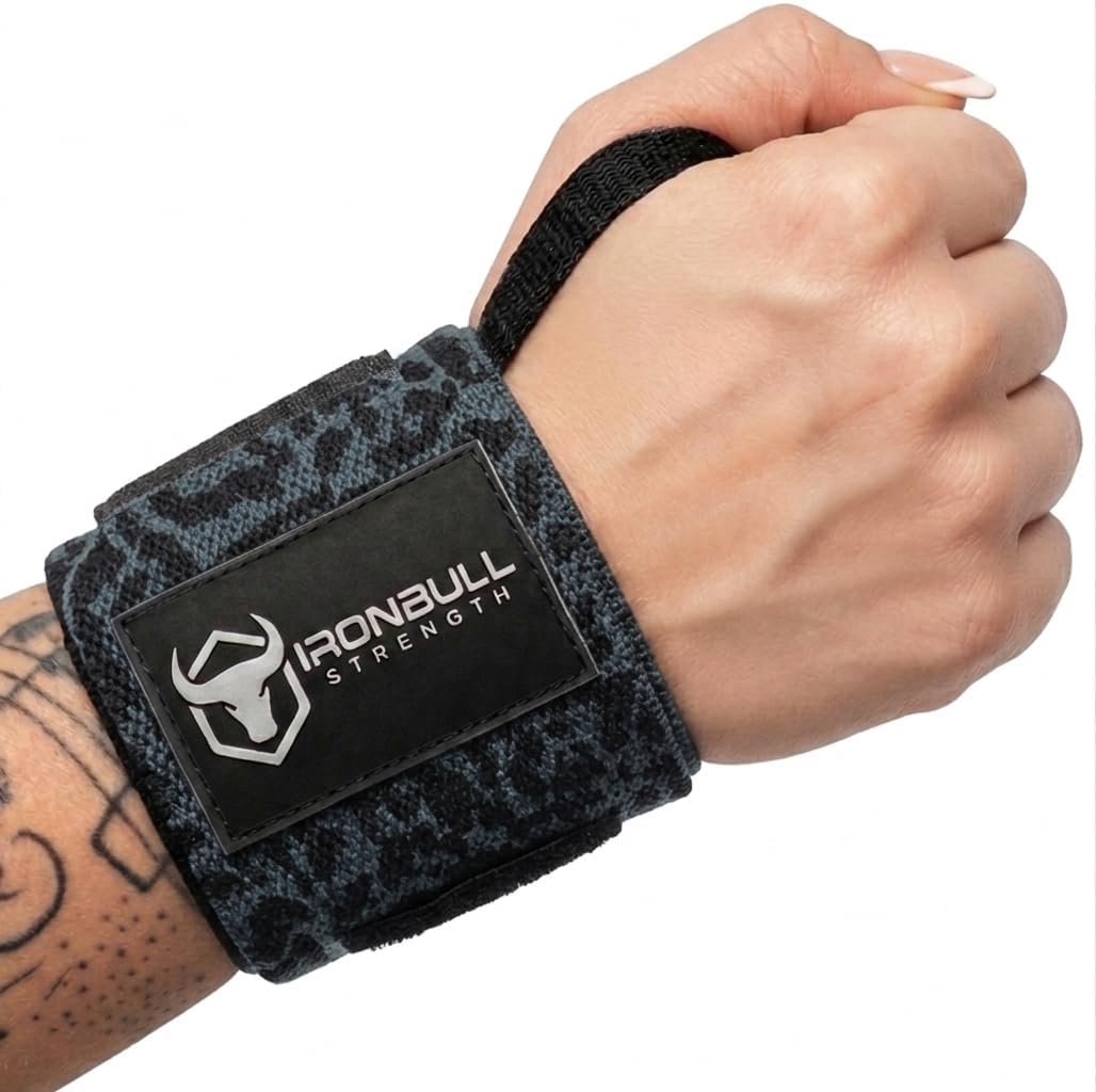 Wrist Wraps for Weightlifting (USPA & IPL Approved) - 18” Premium Quality Wrist Straps for Weightlifting - Weight Lifting Wrist Wraps with Thumb Loop - Best Gym Wrist Wraps for Lifting Weights, Curls & Dips - Lifting Wrist Wraps for Bench, Powerlifting & Weight Training - Weightlifter'S Wrist Straps Lifting for Men and Women