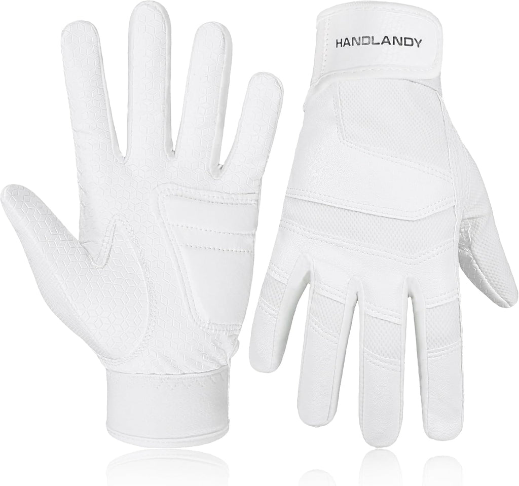 Baseball Batting Gloves - Durable Grip, Breathable Softball Batting Gloves for Adults Youth Kids - Gift for Players
