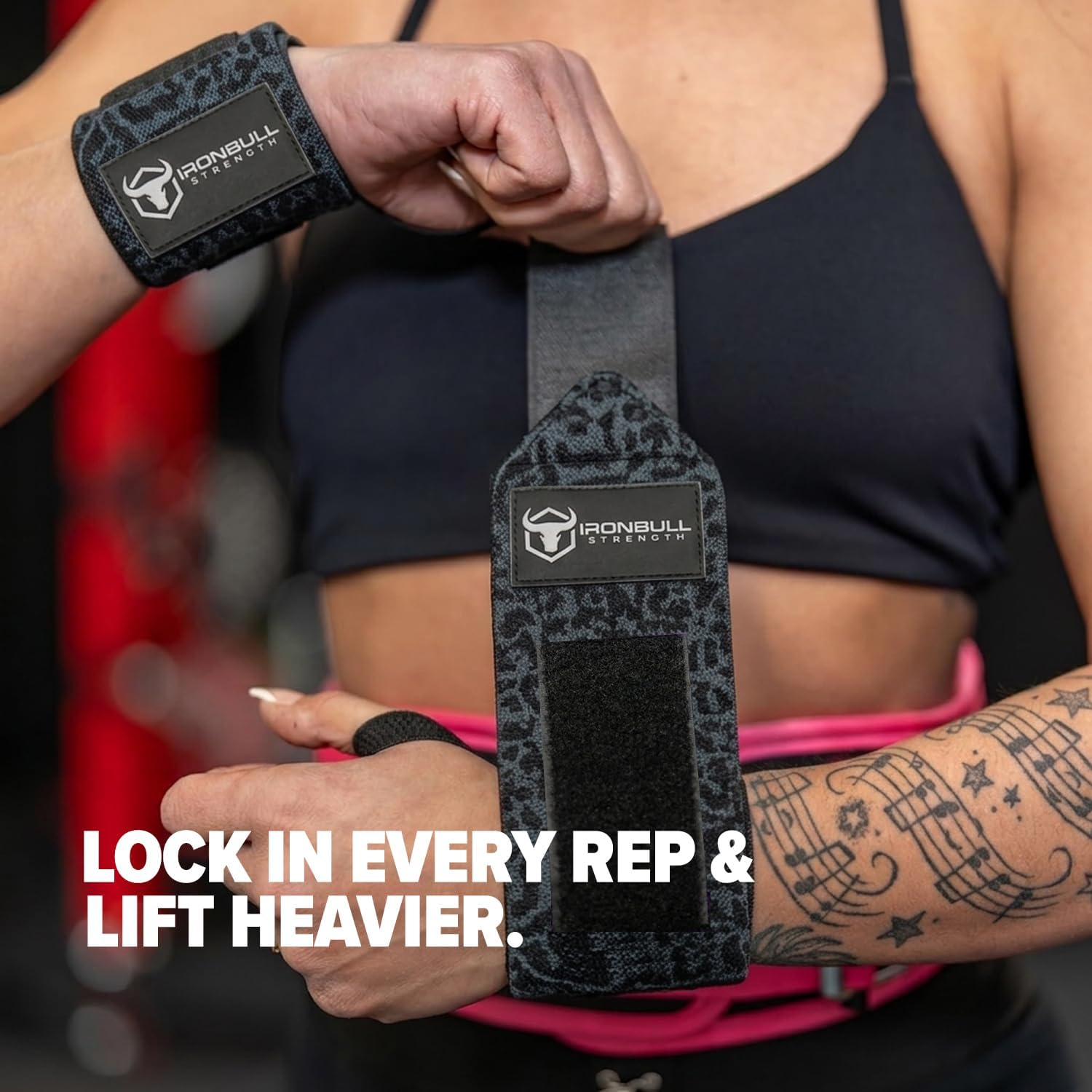 Wrist Wraps for Weightlifting (USPA & IPL Approved) - 18” Premium Quality Wrist Straps for Weightlifting - Weight Lifting Wrist Wraps with Thumb Loop - Best Gym Wrist Wraps for Lifting Weights, Curls & Dips - Lifting Wrist Wraps for Bench, Powerlifting & Weight Training - Weightlifter'S Wrist Straps Lifting for Men and Women