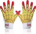 Youth Baseball Batting Gloves - Sport Baseball Gloves, Breathable Stretchy Firm Grip Softball Glove for Batting Cage Practice Games