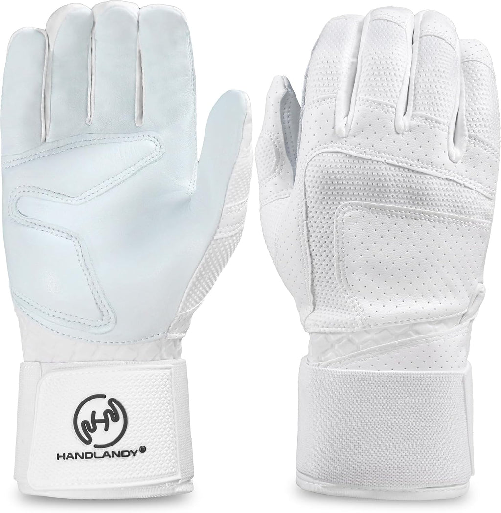 Baseball Batting Gloves for Men & Women, Breathable Softball Batting Gloves with Long Cuff for Adult