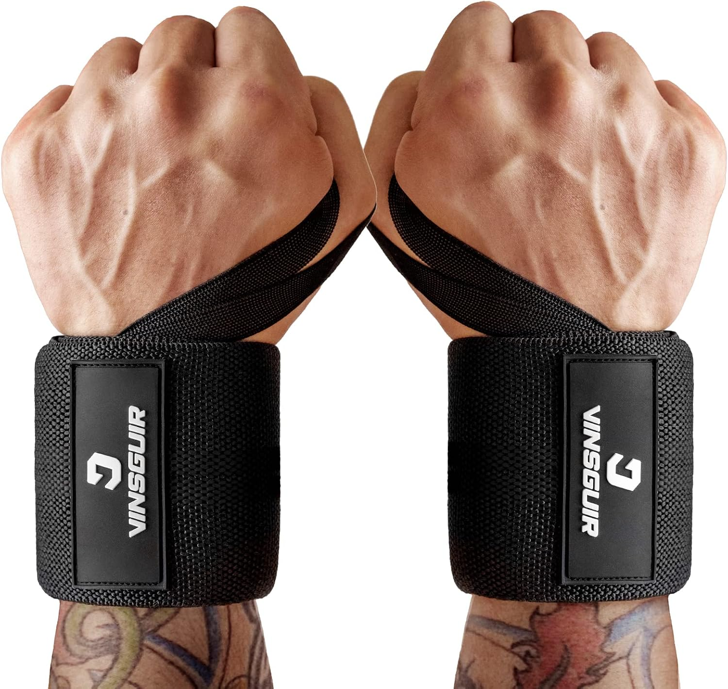 Wrist Wraps for Weightlifting, [USPA Approved] Lifting Straps for Wrist Support with Heavy Duty Thumb Loop, Gym Wrist Brace for Working Out, Crossfit, Powerlifting, for Men&Women