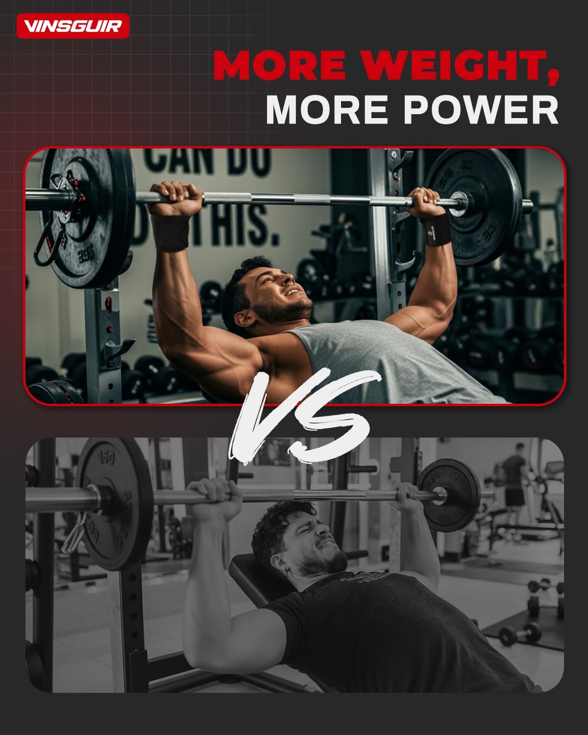 Wrist Wraps for Weightlifting, [USPA Approved] Lifting Straps for Wrist Support with Heavy Duty Thumb Loop, Gym Wrist Brace for Working Out, Crossfit, Powerlifting, for Men&Women