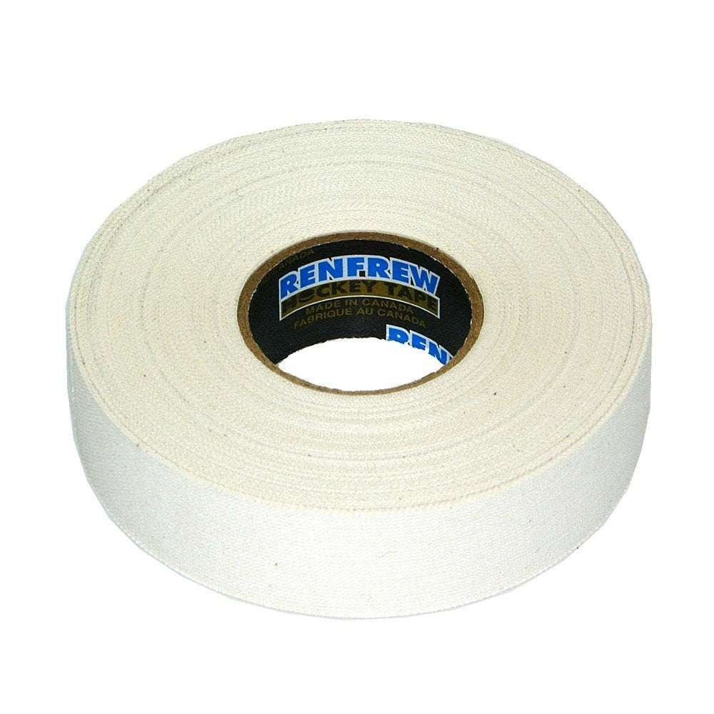 , Cloth Hockey Tape, 1" (White, 25M)