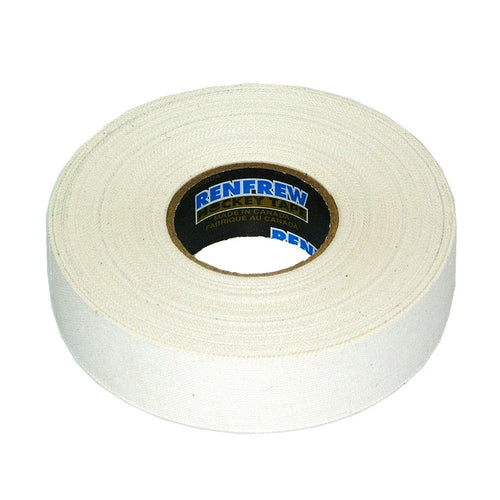 , Cloth Hockey Tape, 1" (White, 25M)