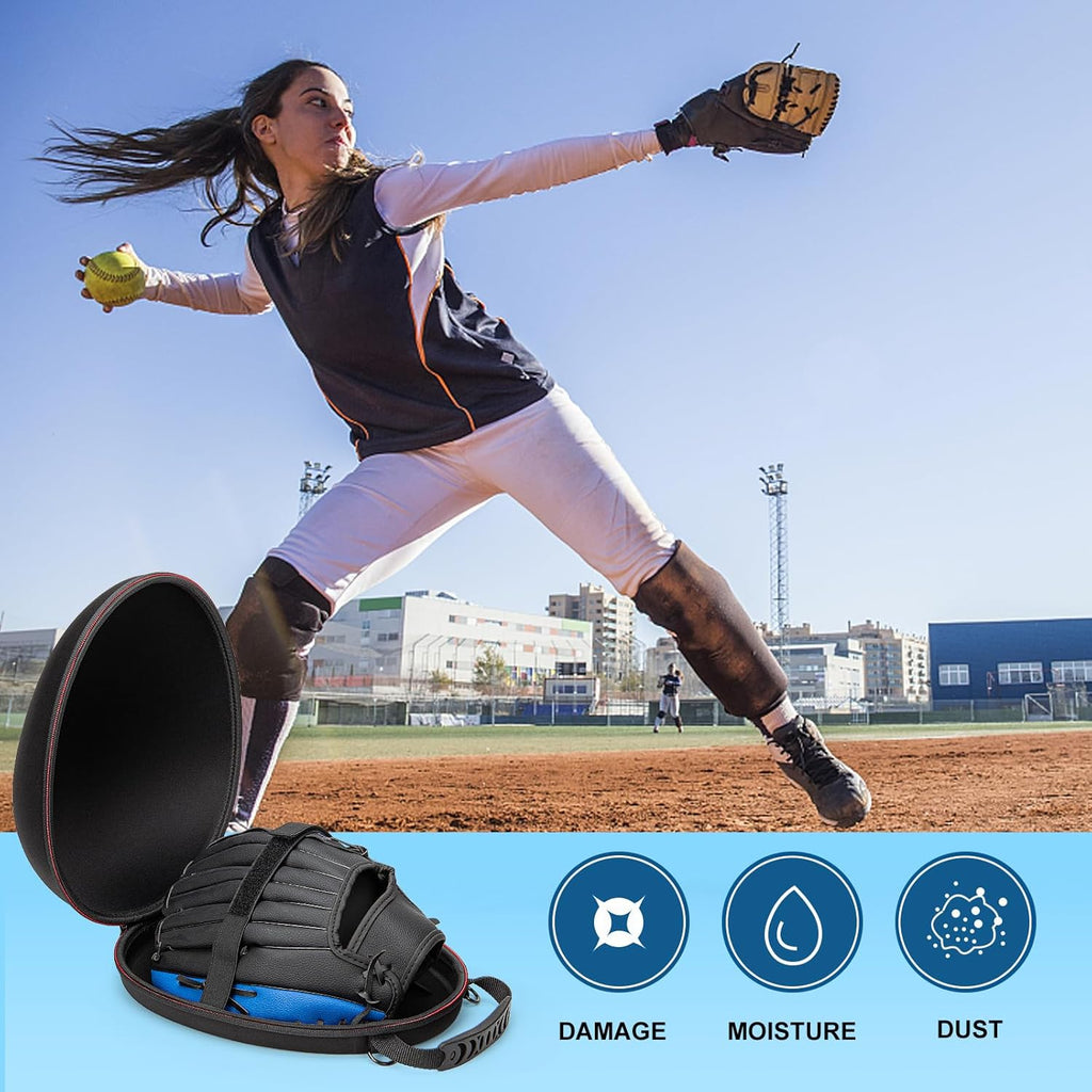 Baseball Glove Case for Adult & Kids Gloves - Holder for Batting Gloves & Softball