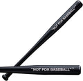 Baseball Bat - Not for Baseball Brand - Authentic Beech Wood - 30" Black - Softball, Batting Practice, Training, Self Defense, Home Security.