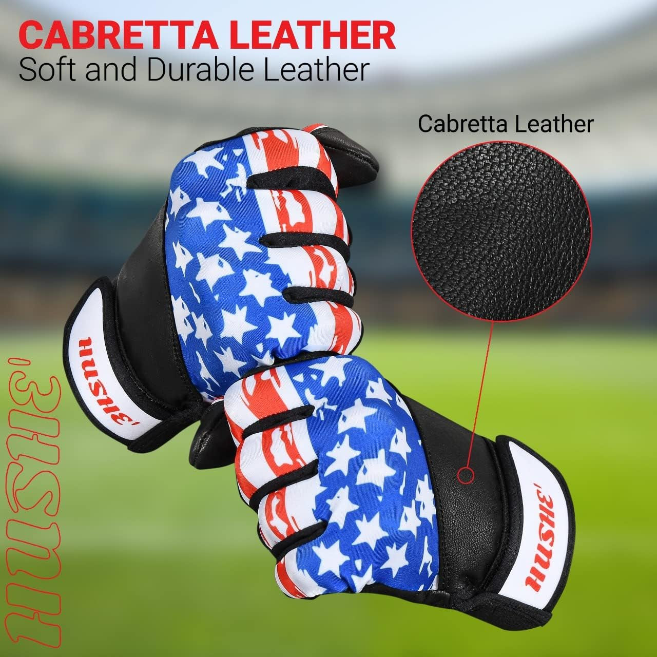 American Flag Batting Gloves Softball Batting Gloves USA Flag Baseball Batting Gloves Youth Batting Gloves Baseball Batting Gloves Youth Kids Batting Goves Adults Unisex