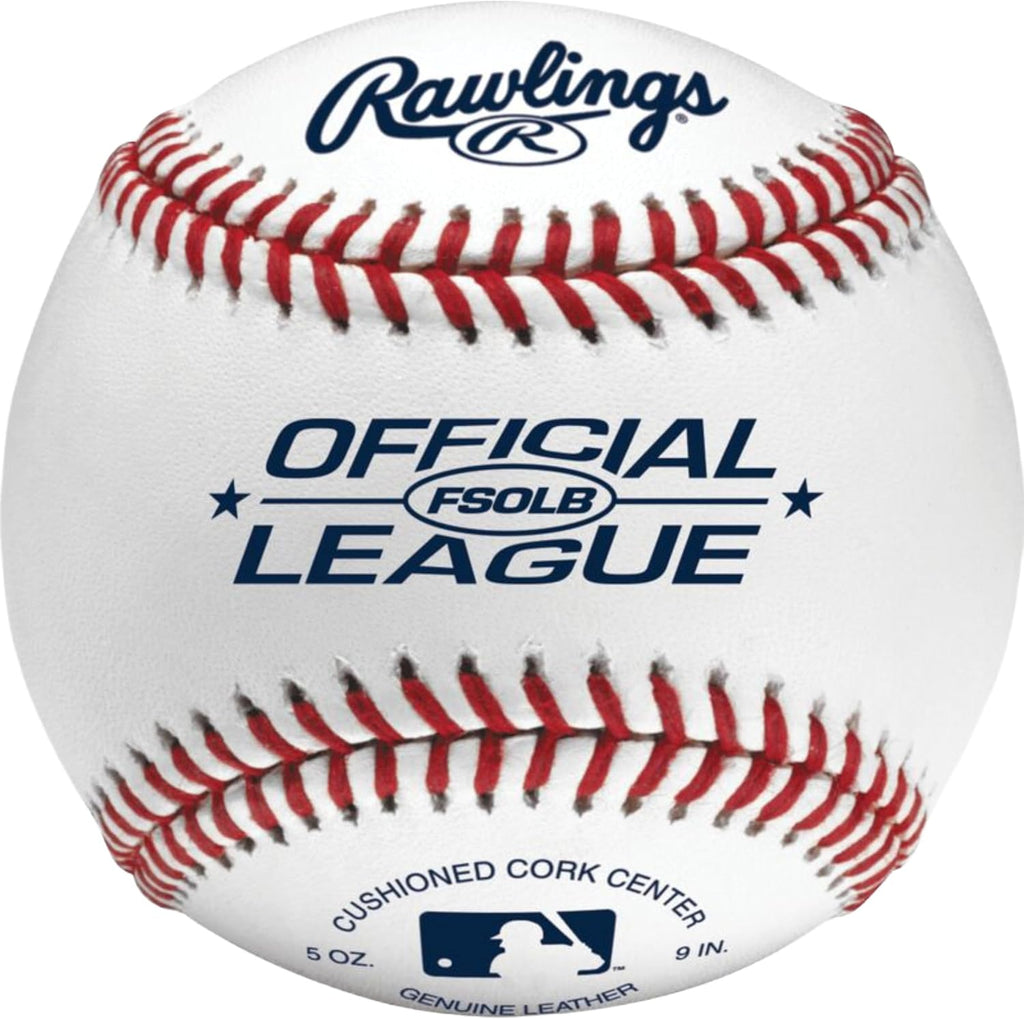 Rawlings | FLAT SEAM Official League Baseballs | FSOLB | Youth/14U | Recreational Use Practice | 12 Count