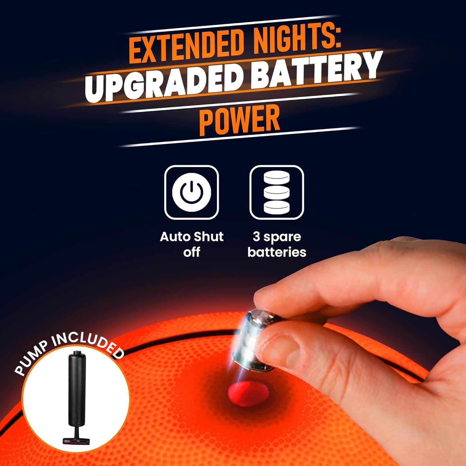 Light up Basketball | Glow in the Dark Basketball | LED Basketball Size 7 | Glowing Basketball Ball | Lighted Basketball | Coolest Things for Boys & Girls | Toys for 10 Year Old Kids