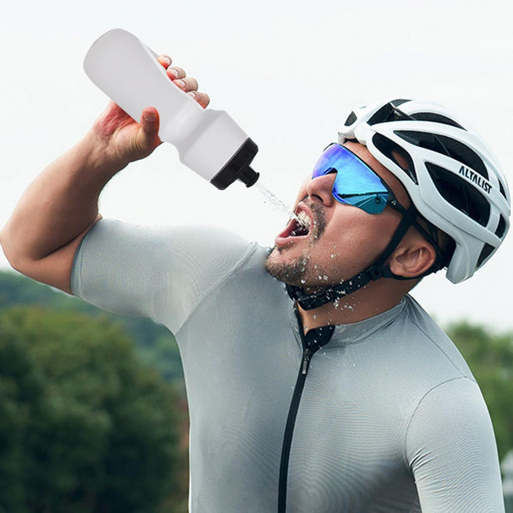 10 Pack 27 Oz Sports Water Bottles Sports and Fitness Squeeze Water Bottles BPA Free Come with 16 Pcs Chalk Labels, 1 Pen